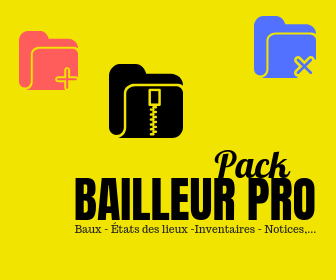 pack bailleur pro bail baux état des lieux