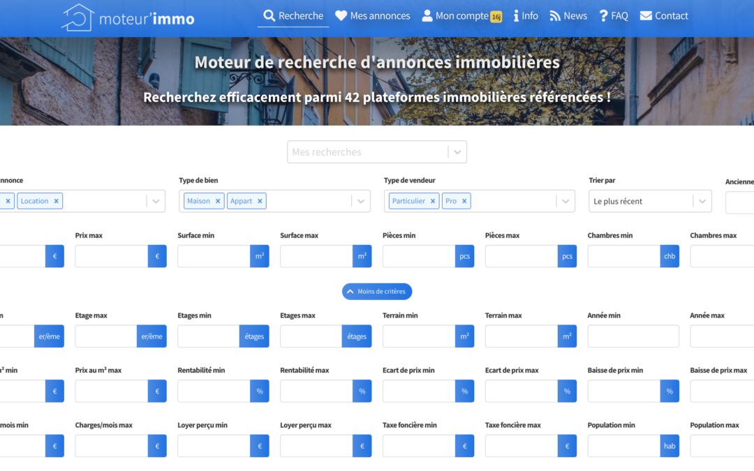 Comment trouver le bien locatif idéal facilement : MoteurImmo